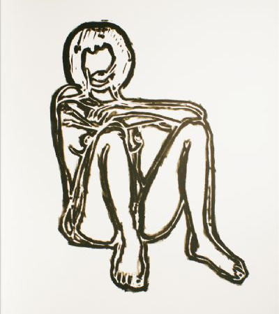 Tom Wesselmann, ‘Monica Sitting with Elbows on Knees’, 1991, Nikola Rukaj Gallery
