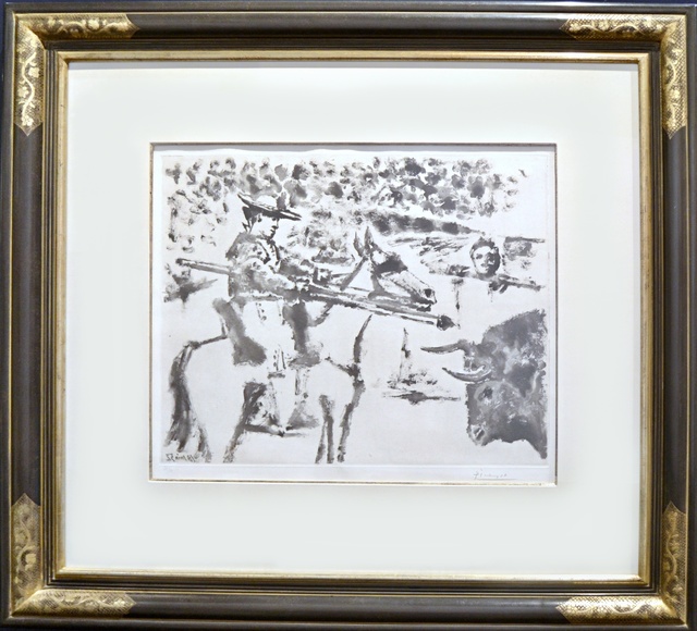 Pablo Picasso, ‘Le Picador (Bloch 692)’, 1952, Print, Sugar-lift aquatint printed on Arches wove paper, Off The Wall Gallery