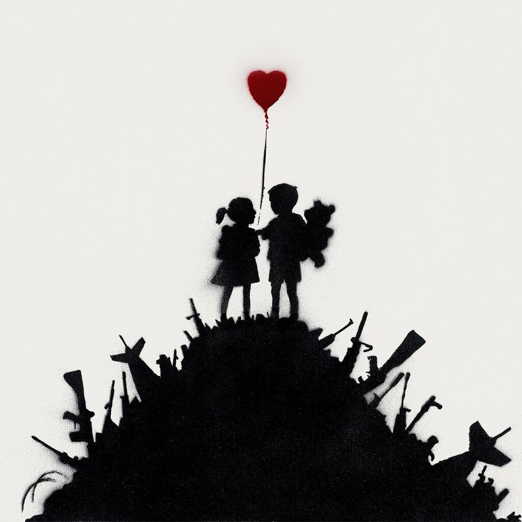 Banksy - Kids on Guns
