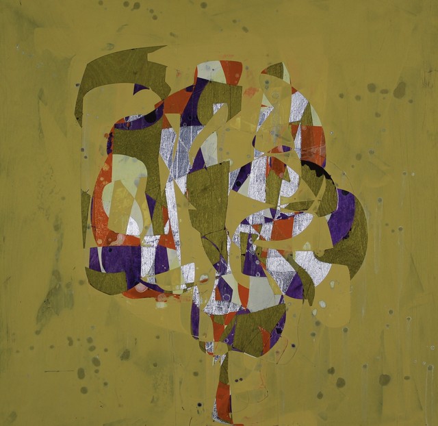 Jim Napierala, ‘Dr. Love’, 2015, Painting, Flashe, aluminum leaf and acrylic on wood panel, Susan Eley Fine Art