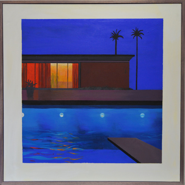 John Myatt, ‘Before The Splash In The Style Of David Hockney’, 2016, Castle Fine Art