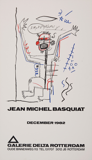 Jean-Michel Basquiat, ‘Untitled (Galerie Delta)’, 1982, Print, Screenprint in colors on paper, Rago/Wright