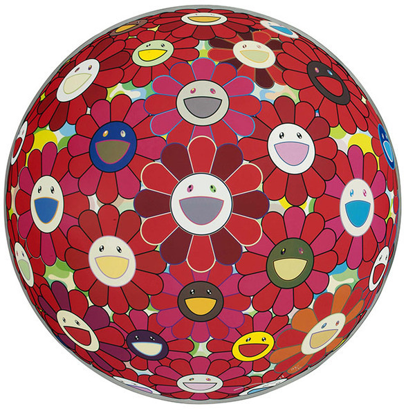 Takashi Murakami, ‘Flower Ball (3D) Red Cliff ’, 2010, Marcel Katz Art