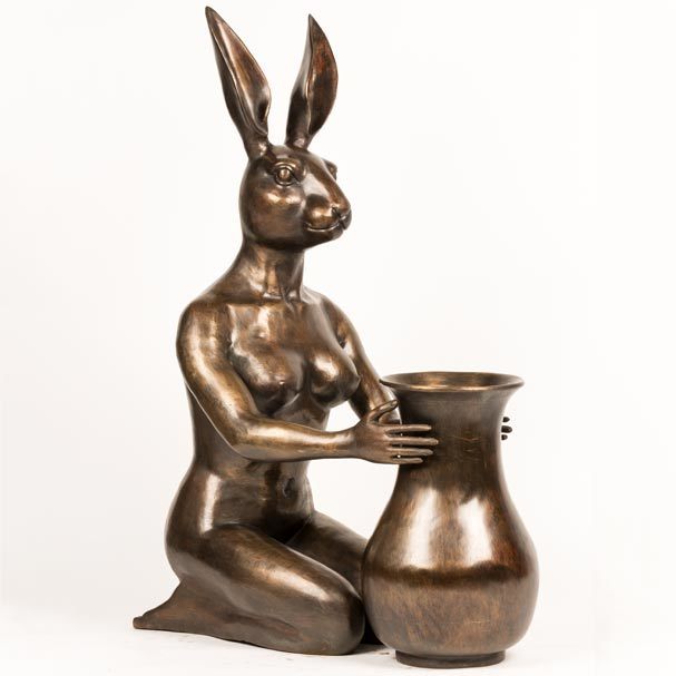Gillie and Marc Schattner, ‘Flower Rabbit’, 2018, Gillie and Marc Art Gallery