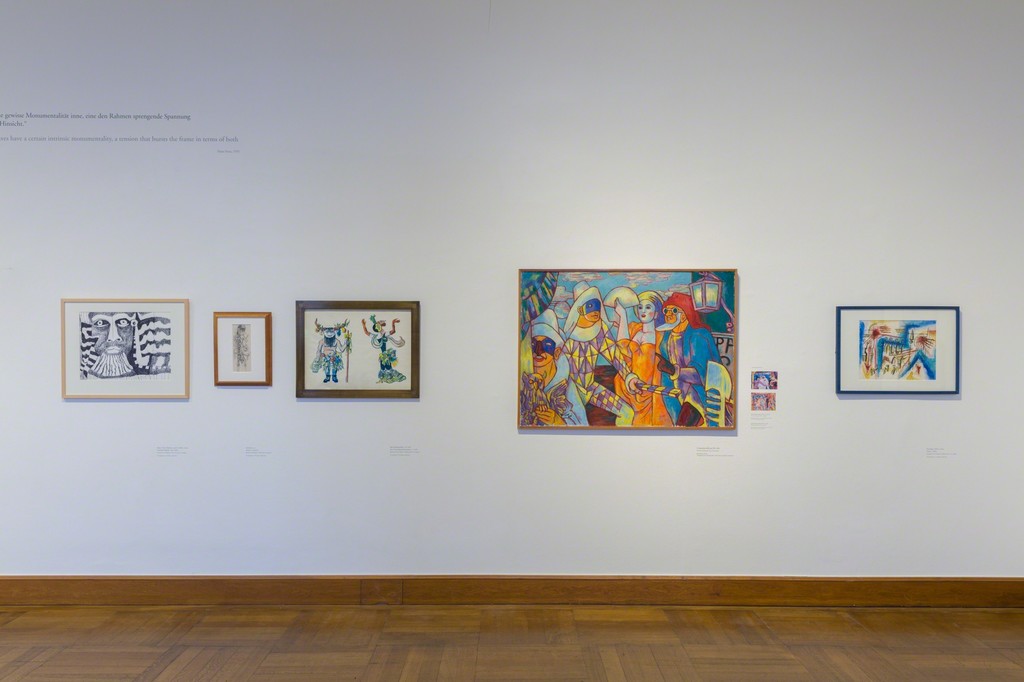 Exhibition view „Masterpieces in Focus: Alfred Wickenburg – Visions in Colour and Form“, © Belvedere, Vienna Exhibition view „Masterpieces in Focus: Alfred Wickenburg – Visions in Colour and Form“, © Belvedere, Vienna