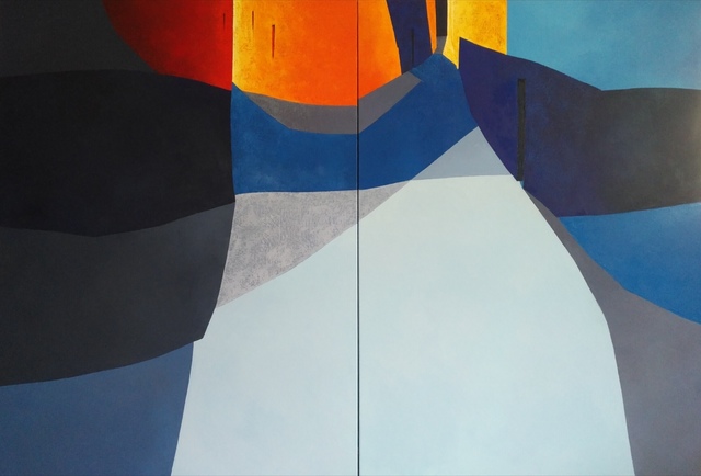 Tomàs Sunyol, ‘Streets (diptych)’, 2019, Villa del Arte Galleries