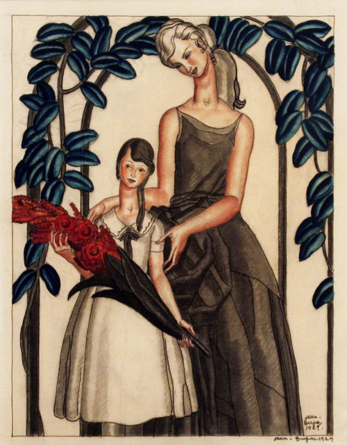 Jean Dupas, ‘Mother and Daughter - Original Artwork’, 1929, Omnibus Gallery