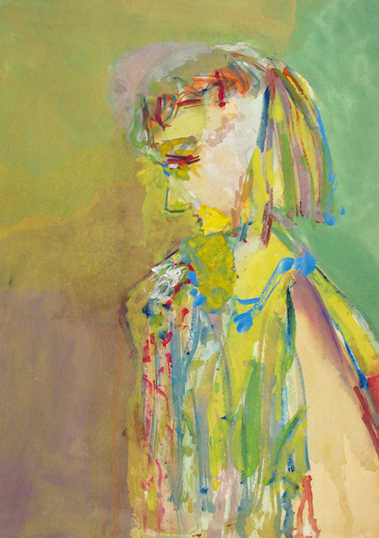Saul Leiter, ‘Untitled’, c. 1960, Painting, Gouache, casein and watercolor on paper, GALLERY FIFTY ONE