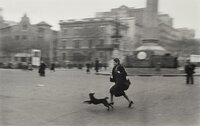 Running for Shelter During Air Raid, Barcelona