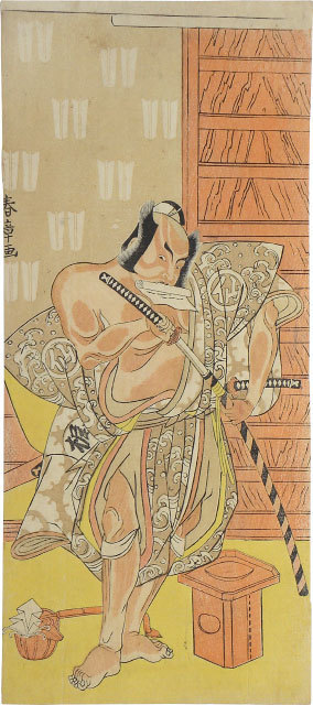 Katsukawa Shunsho, ‘Nakamura Sukegoro II as Matano Goro’, ca. 1770, Scholten Japanese Art
