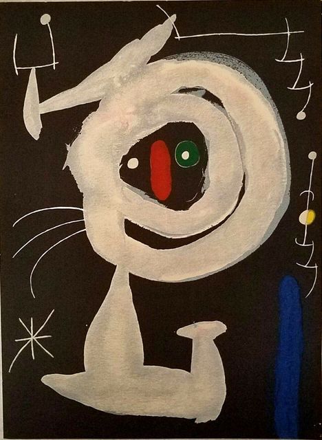 Joan Miró, ‘Derrière le Miroir #164-165 Joan Miró. L'Oiseau Solaire, L'Oiseau Lunaire, Etincelles’, 1950-1969, World of WonderMei