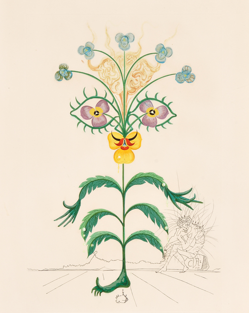 Salvador Dalí, ‘Pensée (Viola Cogitans)’, 1968, Skinner