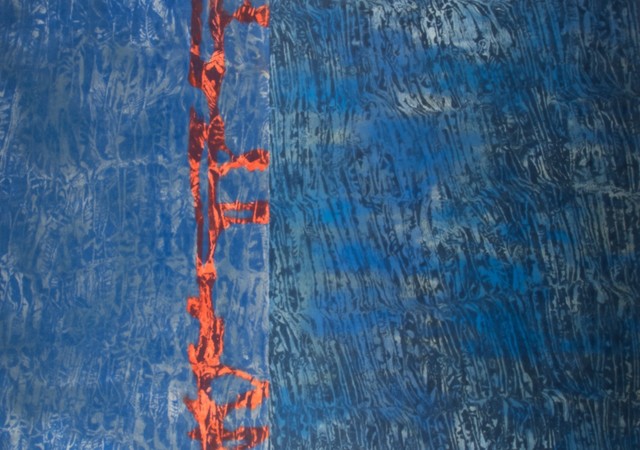 Thérèse Oulton, ‘Untitled (Blue, Red Stripe)’, 1994, Marlborough