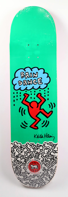 Keith Haring, ‘Keith Haring Rain Dance skateboard deck ’, ca. 2012, Lot 180