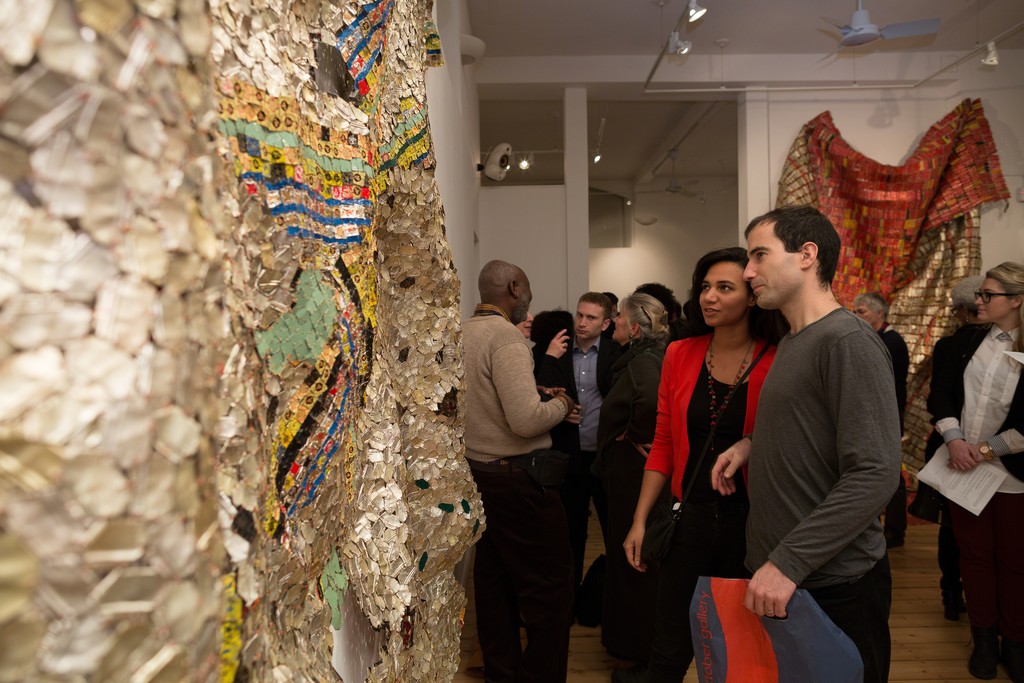 El Anatsui Opening at October Gallery 2015 El Anatsui Opening at October Gallery 2015