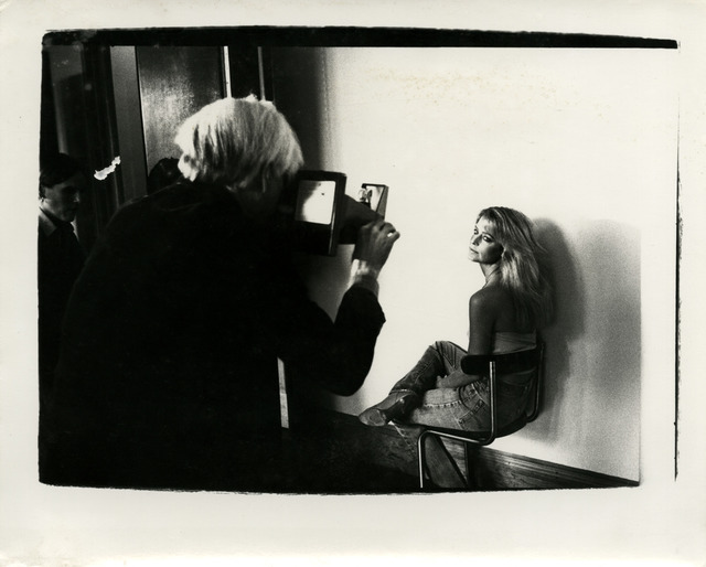 Andy Warhol, ‘Andy Warhol, Photograph with Farrah Fawcett Majors at The Factory, 1979’, ca. 1979, Hedges Projects