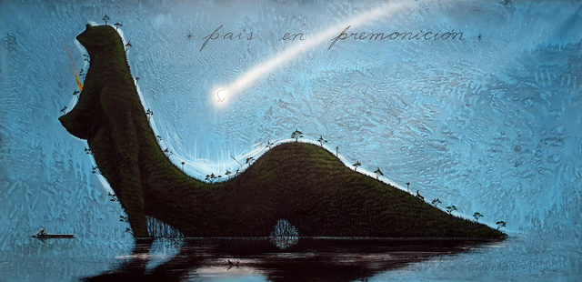 José Bedia, ‘País en premonición’, 2019, Galería Artizar