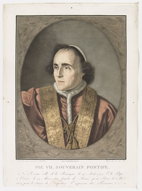 Pierre-Michel Alix, ‘Pie VII. Souverain Pontife ’, 1804, Château de Fontainebleau
