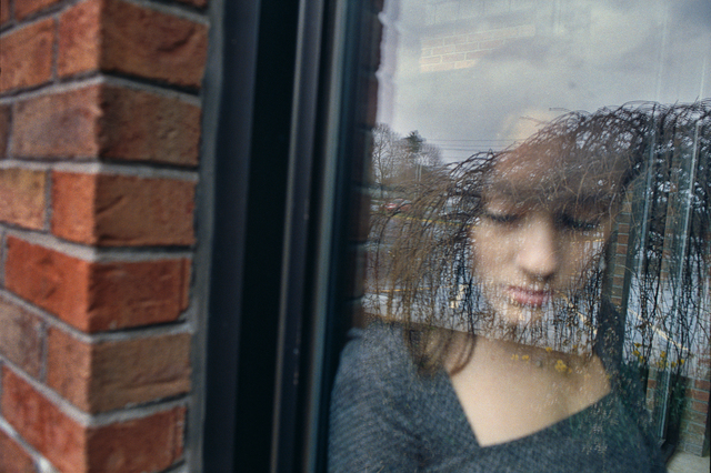 Rebecca Norris Webb, ‘Marcella, RIT Housing, Rochester, New York’, 2013, Photography, Fuji Crystal Archive print, Robert Klein Gallery