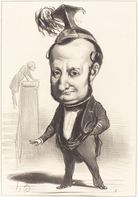 Honoré Daumier, ‘L.F. Raymond Wolowski’, 1849, National Gallery of Art, Washington, D.C.