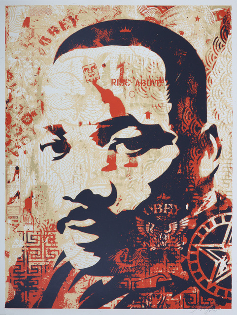 Shepard Fairey, ‘MLK Jr’, 2005, Print, Screenprint in colours, Chiswick Auctions