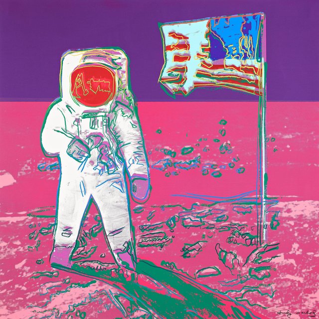 Andy Warhol, ‘Unique Moonwalk’, 1987, Coskun Fine Art