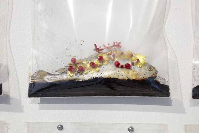Lee Bul, ‘Majestic Splendor’, 2016, Sculpture, Fish, sequins, potassium permanganate, mylar bag,, Art Sonje Center
