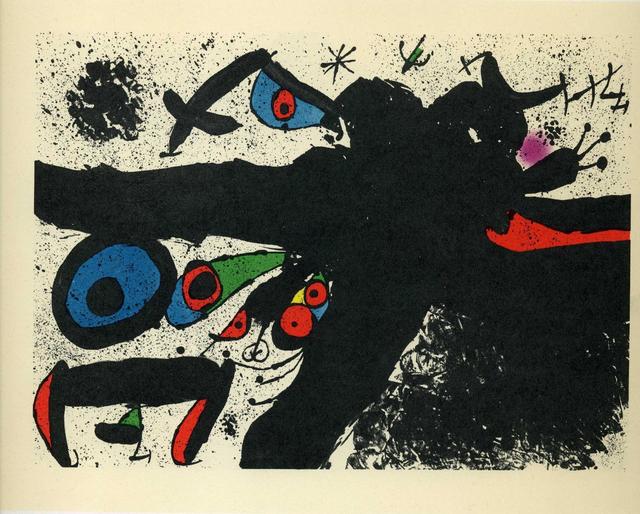 Joan Miró, ‘Homenatge a Joan Prats nº 4’, 1971, Galeria Joan Gaspar