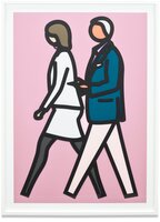 Julian Opie - New York Couple 7, from New York Couples