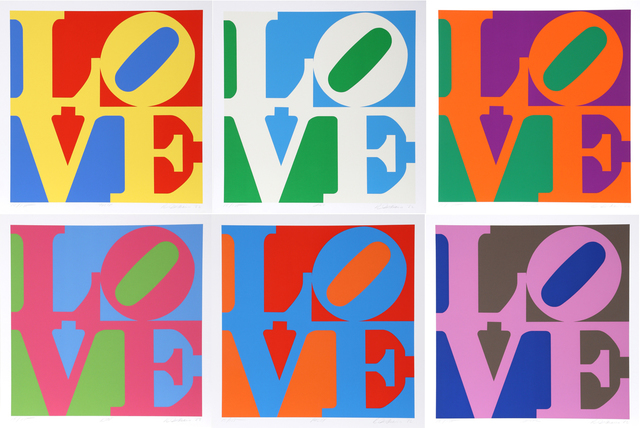Robert Indiana, ‘The Garden of Love (Suite of Six)’, 1982, RoGallery