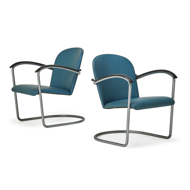 Willem Hendrik Gispen, ‘Pair of Armchairs, The Netherlands’, ca. 1945-50, Rago/Wright
