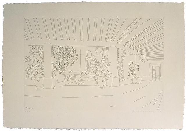 David Hockney, ‘Mexican Hotel Garden’, 1984, Upsilon Gallery