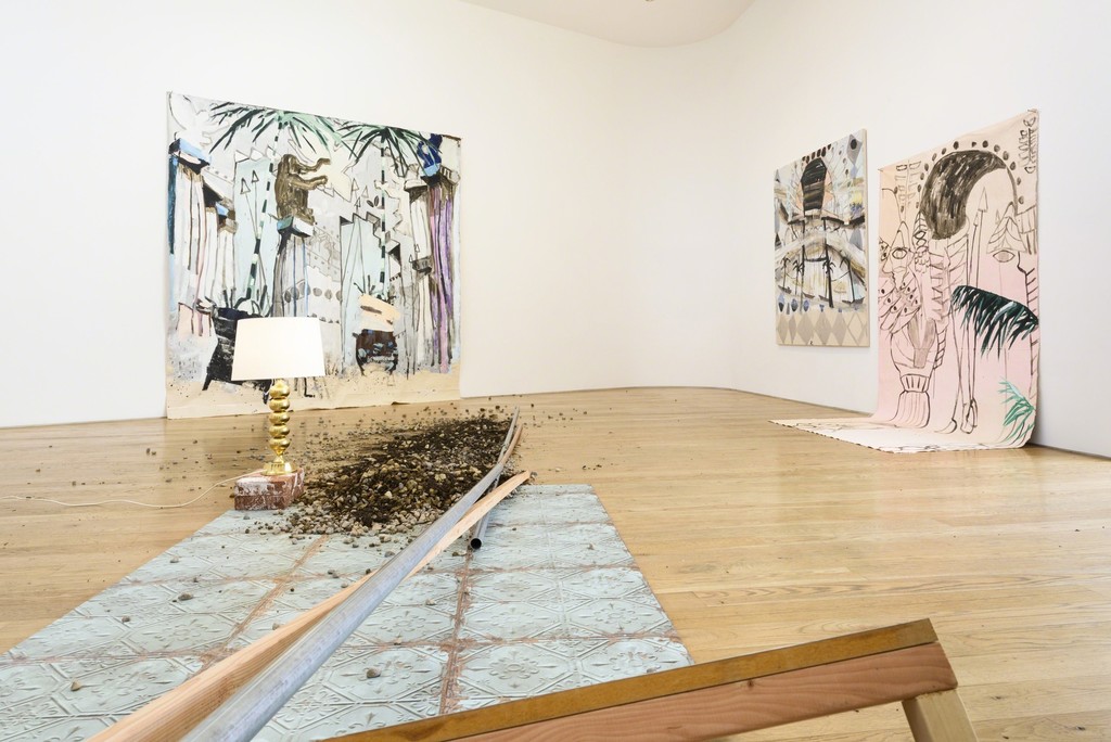 Installation view Mie Olise Kjærgaard, "Bastard Monuments," 2016. Installation view Mie Olise Kjærgaard, "Bastard Monuments," 2016.