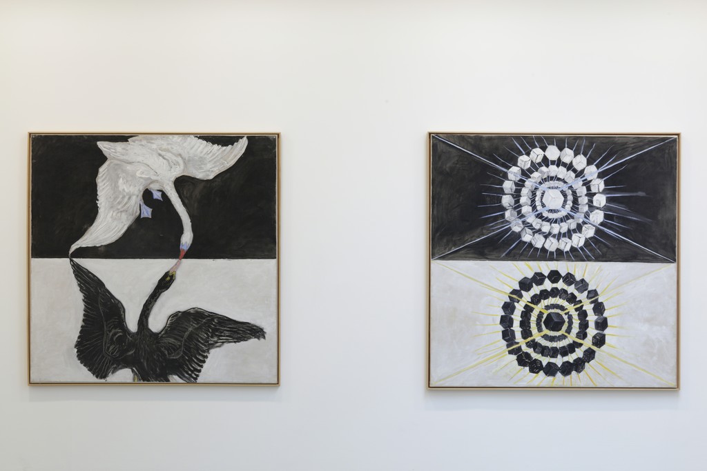 Installation view of "Hilma af Klint: Painting the Unseen" at Serpentine Gallery, London (2016). Image © Jerry Hardman-Jones
Installation view of "Hilma af Klint: Painting the Unseen" at Serpentine Gallery, London (2016). Image © Jerry Hardman-Jones