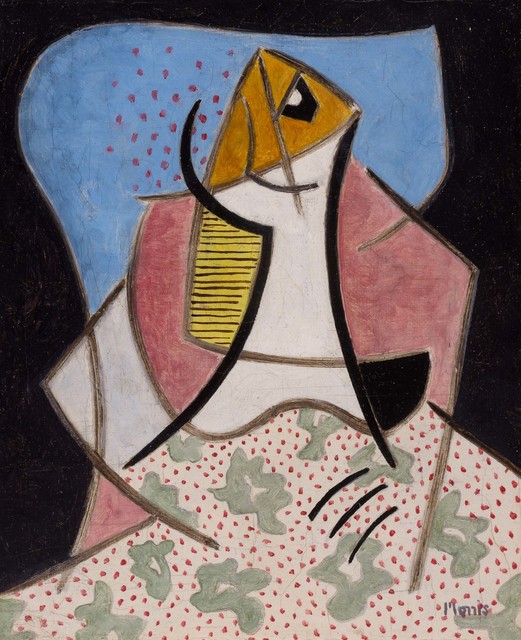 George L. K. Morris, ‘Breakfast in Bed’, 1947, Painting, Oil on canvas, Doyle