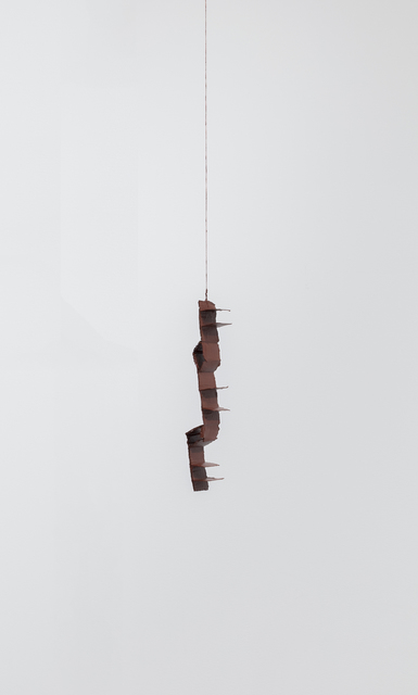 Carlos Bunga, ‘Corner. Cocoon #6’, 2013, Sculpture, Acrylic and glue on cardboard with cotton thread, Alexander and Bonin