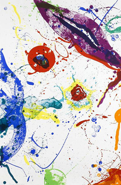 Sam Francis, ‘Untitled (SF-330)’, 1988, Print, Lithograph on PTI #120 Waterleaf paper; torn and deckled edges, Kenneth A. Friedman & Co.