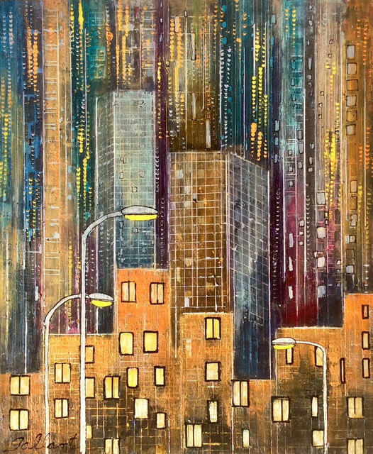 Gerald Gallant, ‘Street Light’, 2018, Painting, Acrylic on Aluminum, Galleria Dante