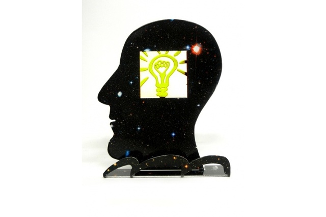 David Gerstein, ‘What an Idea!’, 2013, Sculpture, Screen printing printed on steel, Collezionando Gallery