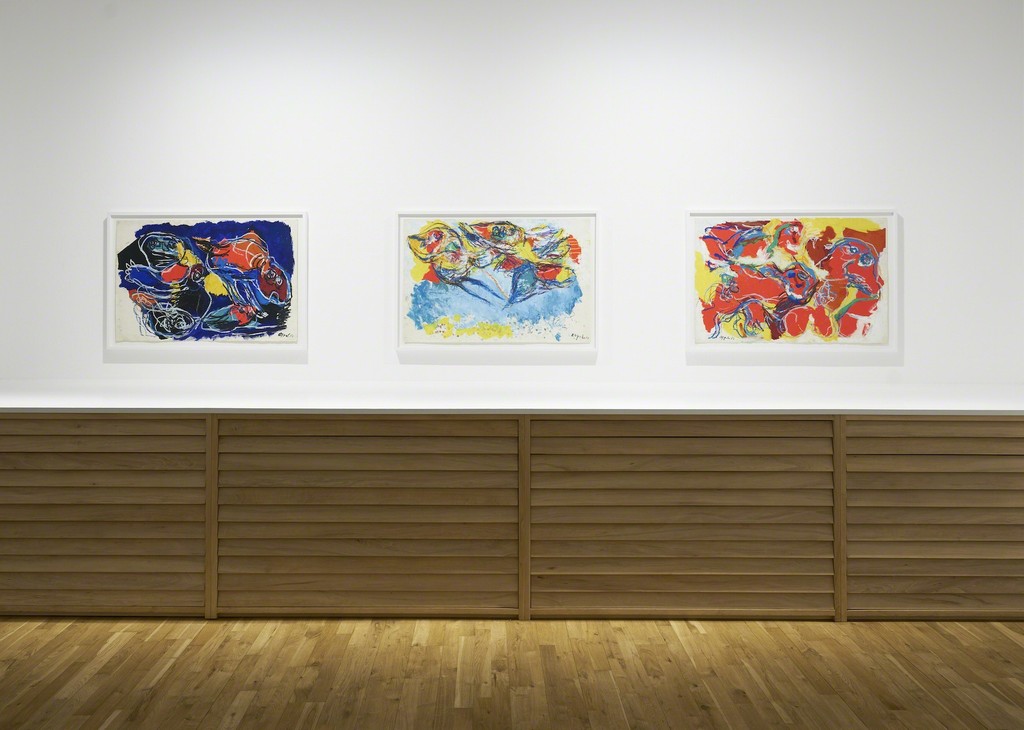 Karel Appel – Tête en Carton. Collages 1960 – 1967, exhibition view, Jahn und Jahn, 2018, © Karel Appel Foundation | VG Bild-Kunst, Bonn, 2018 Karel Appel – Tête en Carton. Collages 1960 – 1967, exhibition view, Jahn und Jahn, 2018, © Karel Appel Foundation | VG Bild-Kunst, Bonn, 2018