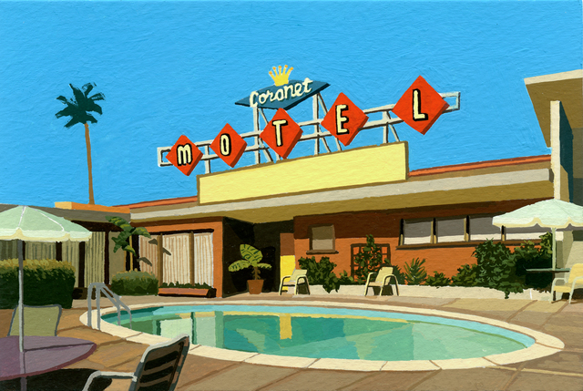 Andy Burgess, ‘Coronet Motel’, 2019, Cynthia Corbett Gallery