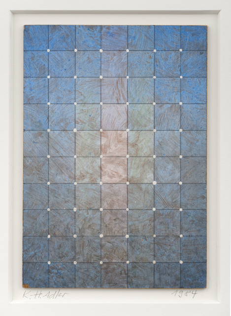 Karl Heinz Adler, ‘Farbschichtung mit weißen Püntkchen’, 1984, Galerie EIGEN + ART