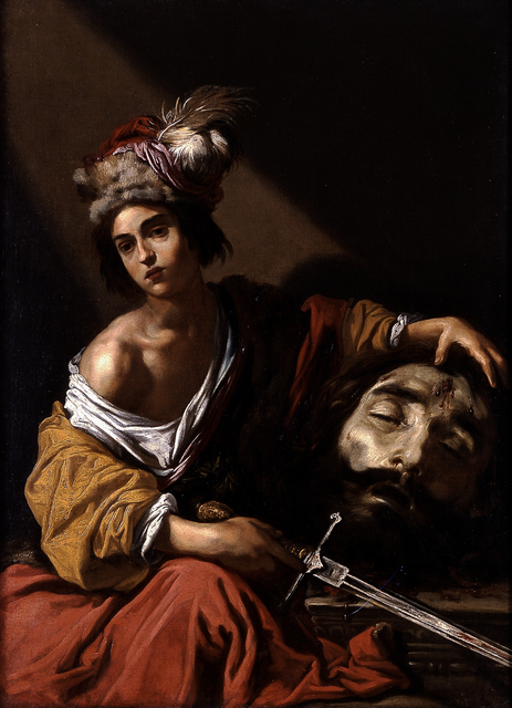 Claude Vignon, ‘David with the Head of Goliath’, 1620, Blanton Museum of Art
