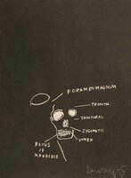 Jean-Michel Basquiat - Untitled (Ramus of Mandible) from Anatomy
