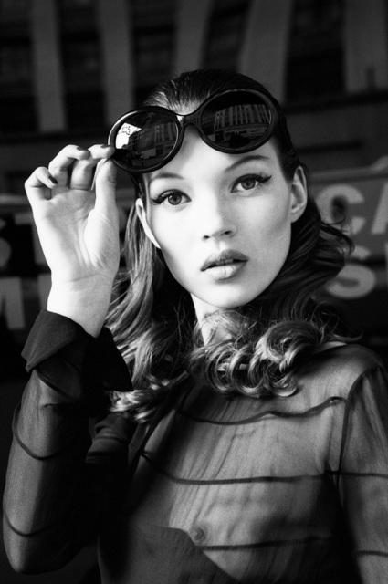 Stephanie Pfriender Stylander, ‘Kate Moss (Eyes Wide Open), Harper’s Bazaar Uomo, New York’, 1992, Photography, Archival Pigment Print, Staley-Wise Gallery