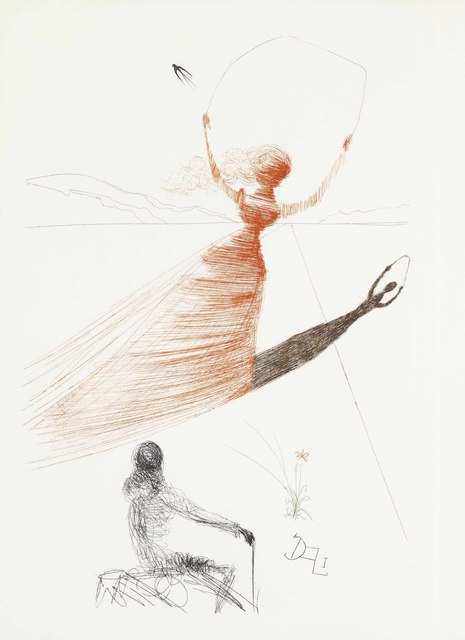 Salvador Dalí, ‘Lewis Carroll, Alice's Adventures in Wonderland, Maecenas Press - Random House, New York, 1969’, Print, The complete set of one etching in colors and 12 heliogravures with woodcut remarque on Mandeure paper, Christie's