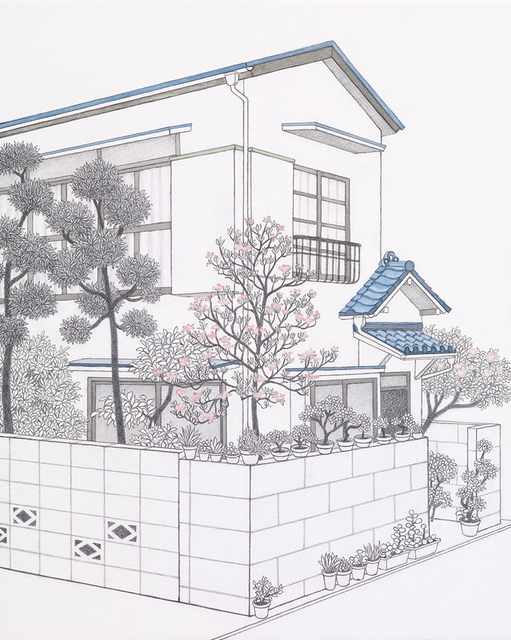 Yukiko Suto, ‘Home - Pink Flowering Dogwood, Ookayama (家 - ピンク色の花水木, 大岡山 )’, 2015, Take Ninagawa