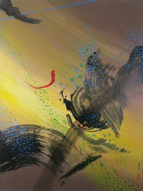 Don Ahn, ‘Dragon with Red’, 1999, Walter Wickiser Gallery