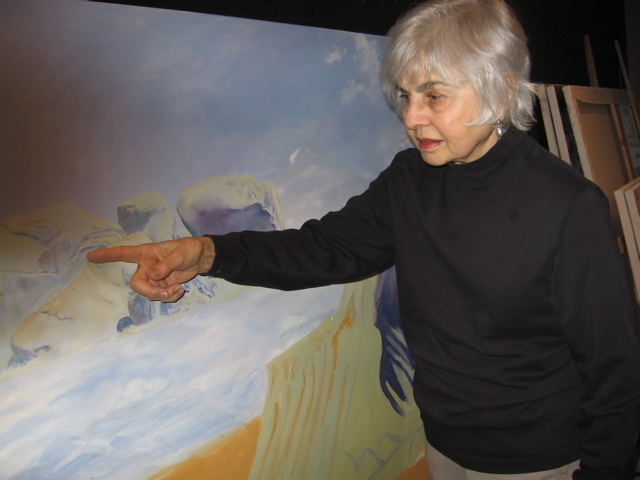Internationally-recognized as a painter, sculptor, and educator, Elaine Galen Internationally-recognized as a painter, sculptor, and educator, Elaine Galen