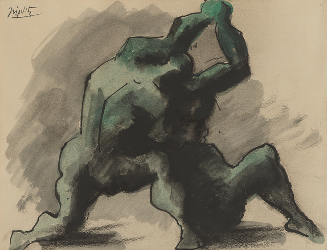 Jacques Lipchitz, ‘Wrestlers’, 1930-1945, Glenn Allen Art
